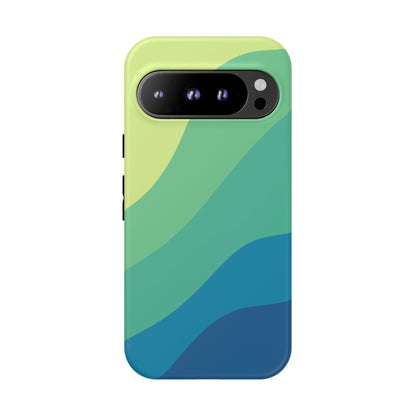 Coastal Green Wave Tough Phone Case