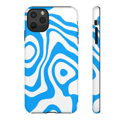 Blue Contour Tough Phone Case
