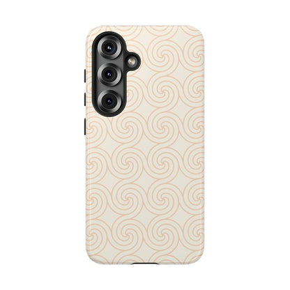 Soft Sand Spiral Tough Phone Case