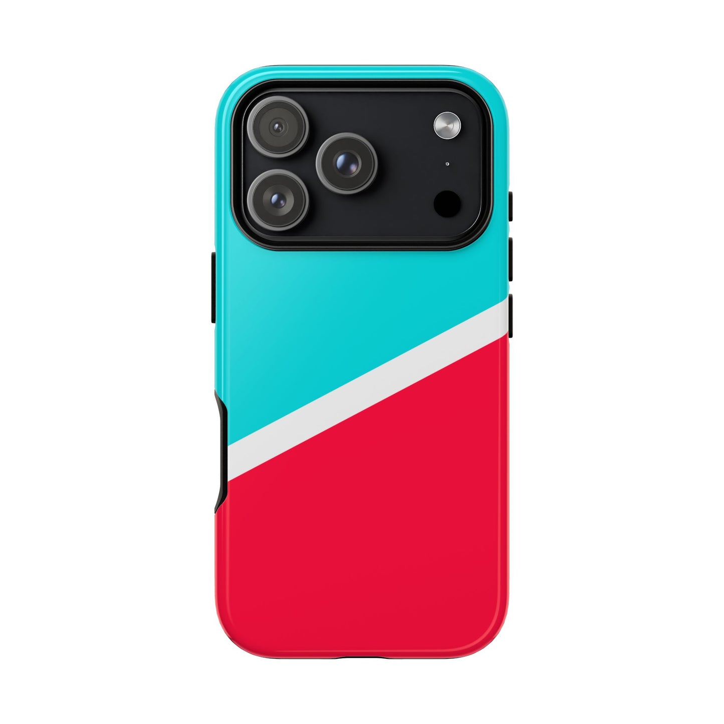 Aqua Pop Colorblock Tough Phone Case
