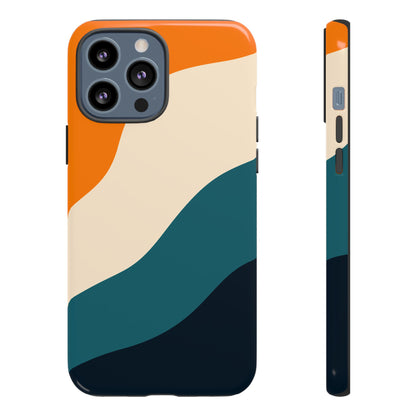 Blue Tide Wave Tough Phone Case