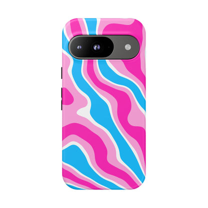 Candy Aqua Wave Tough Phone Case