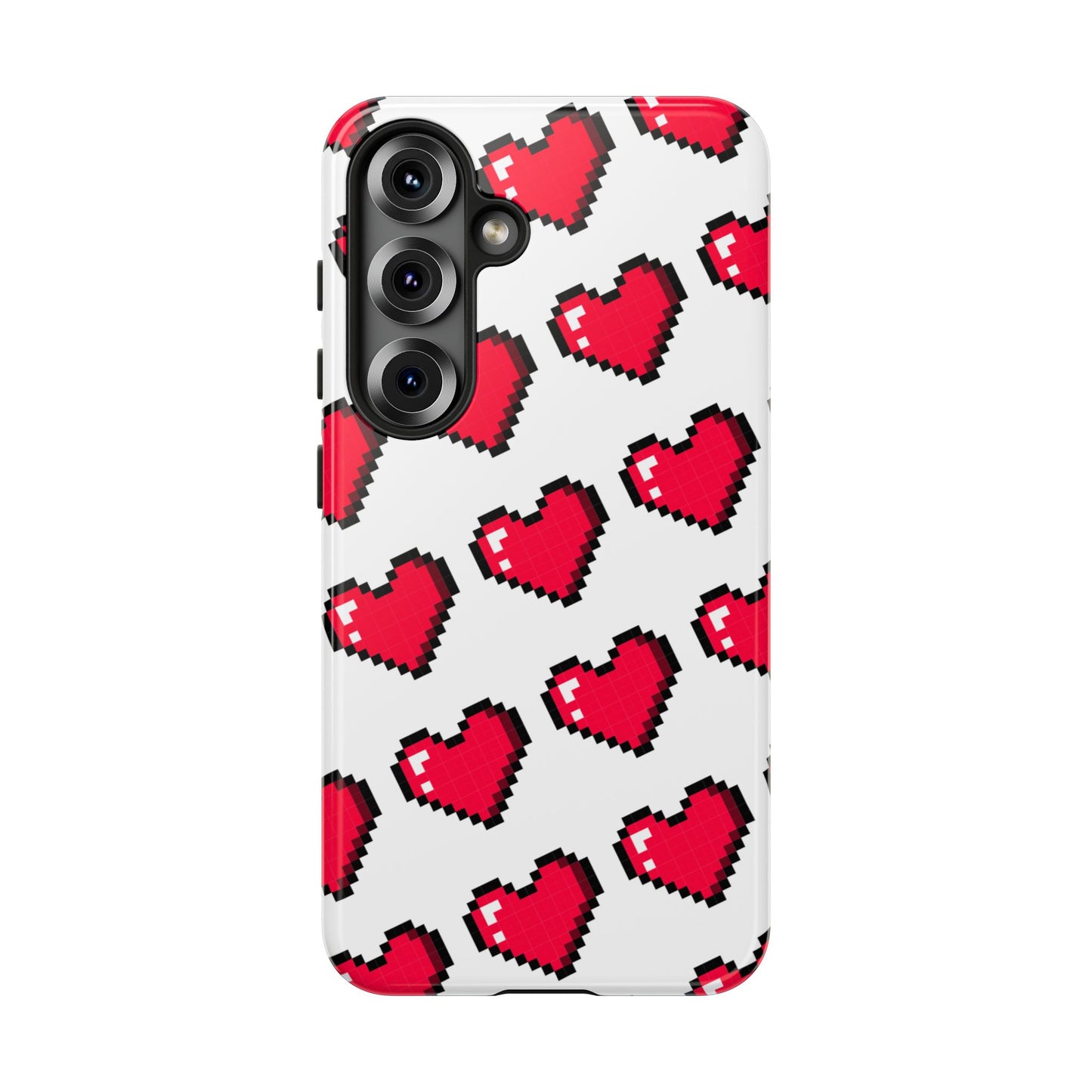 Pixel Heart Tough Phone Case