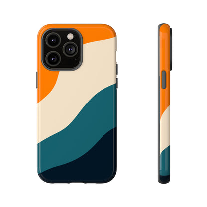 Blue Tide Wave Tough Phone Case