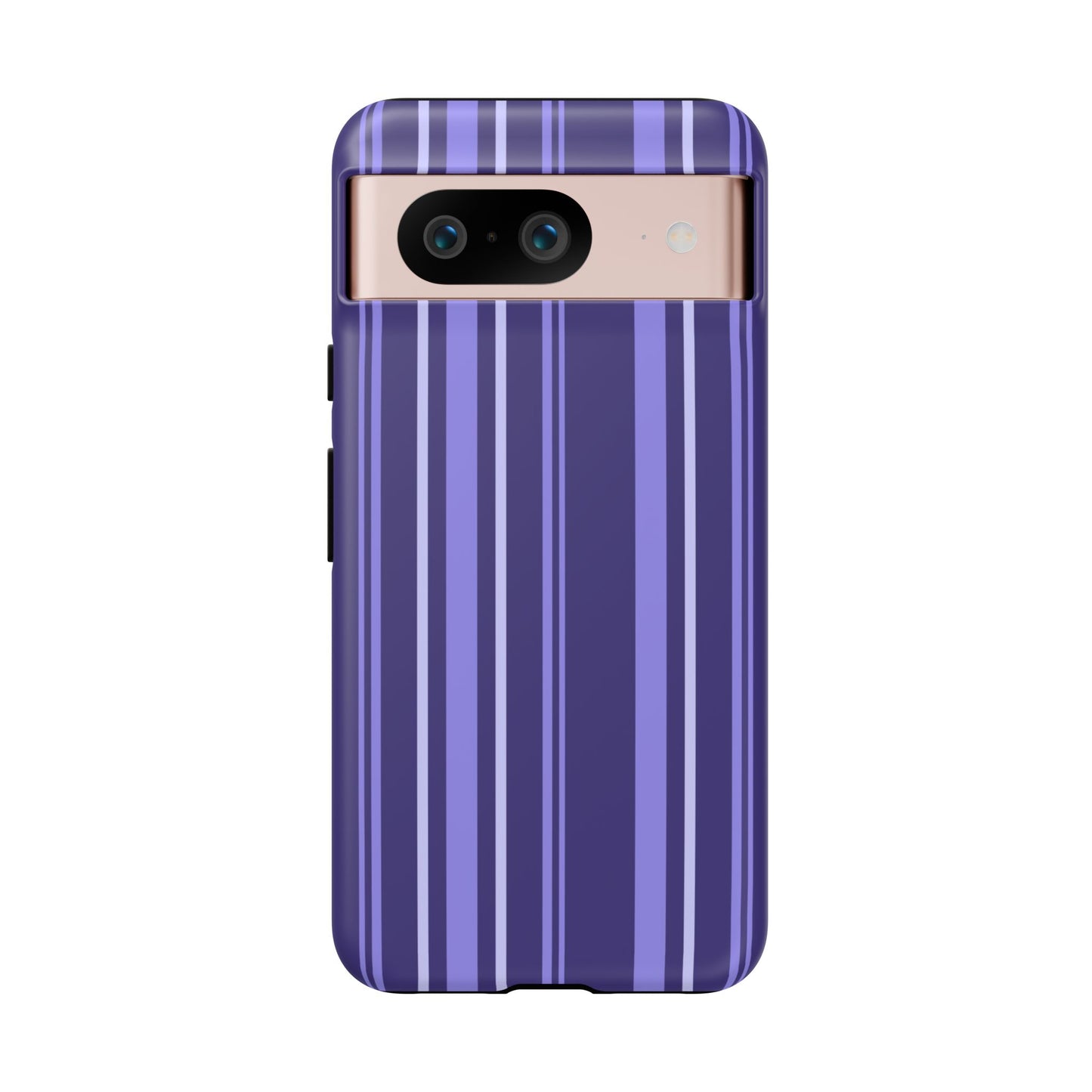 Berry Violet Stripe Tough Phone Case