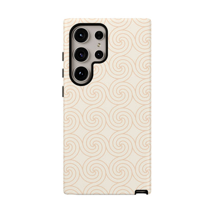 Soft Sand Spiral Tough Phone Case