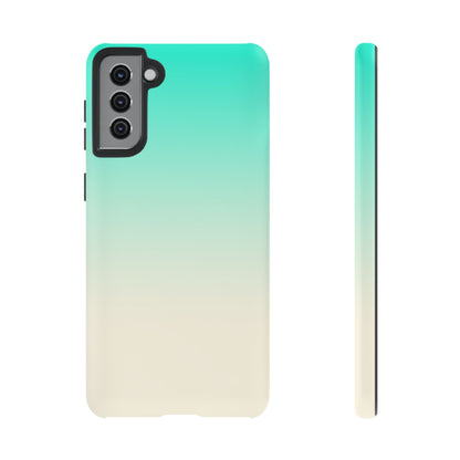 Aqua Cream Gradient Tough Phone Case