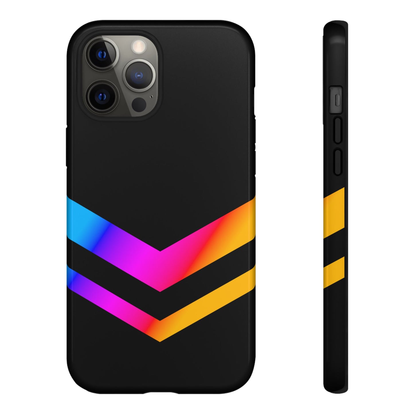 Neon V-Stripe Tough Phone Case
