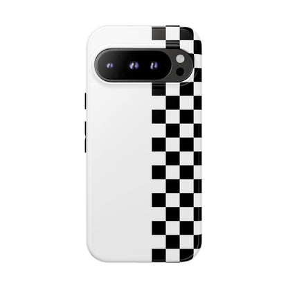 Checker Stripe Tough Phone Case