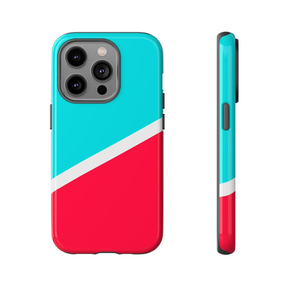 Aqua Pop Colorblock Tough Phone Case