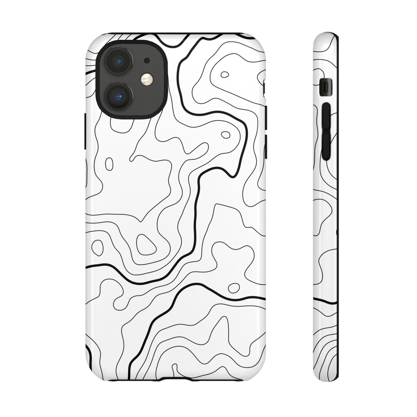 Minimal Topographic Tough Phone Case