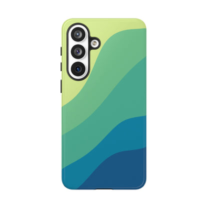Coastal Green Wave Tough Phone Case