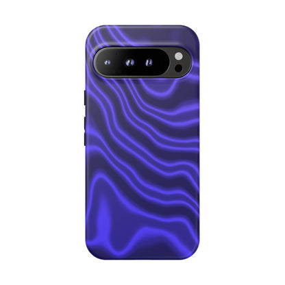 Neon Purple Flow Tough Phone Case