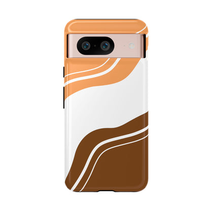 Caramel Cream Wave Tough Phone Case