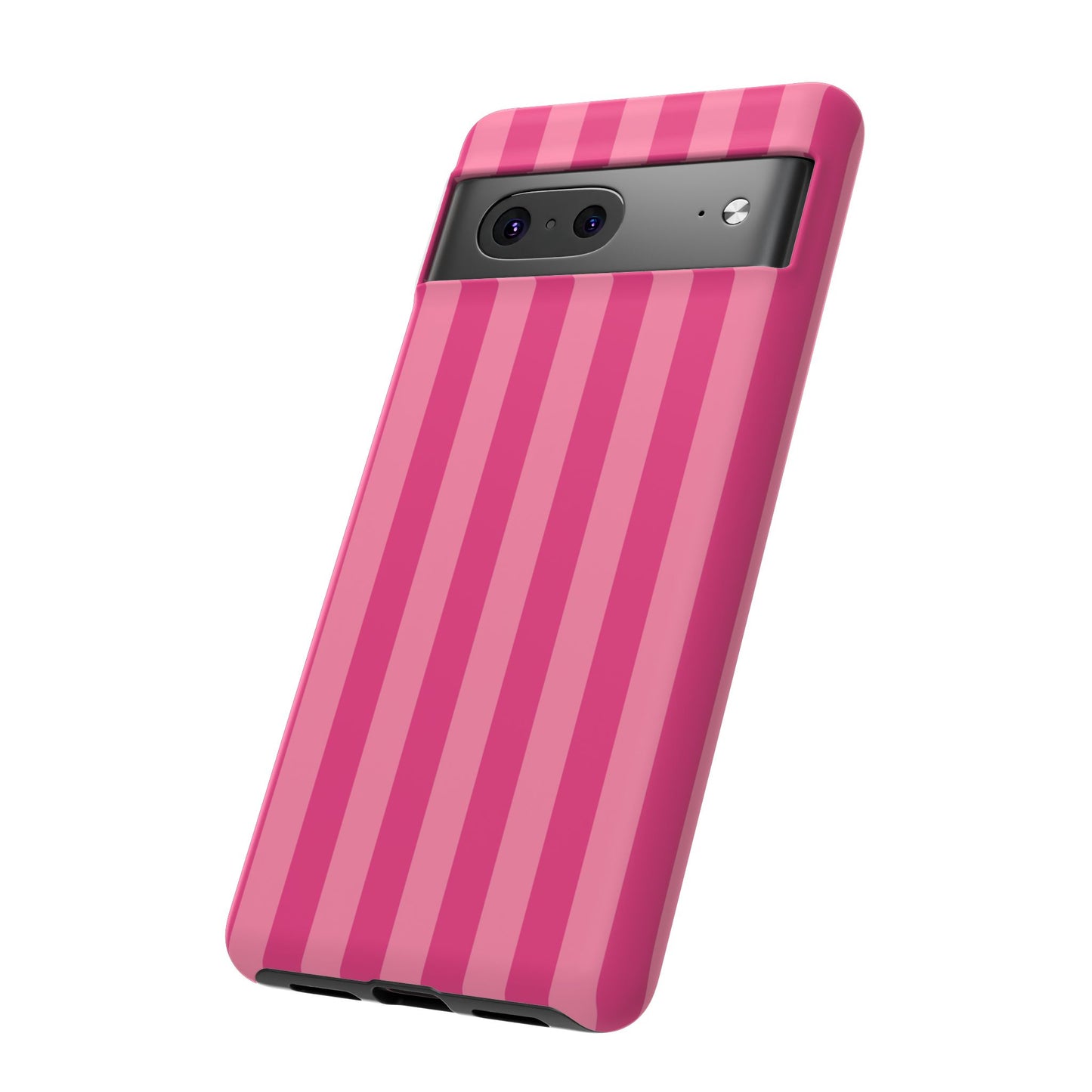 Pink Candy Stripe Tough Phone Case