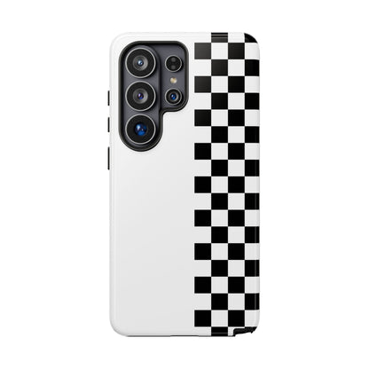 Checker Stripe Tough Phone Case
