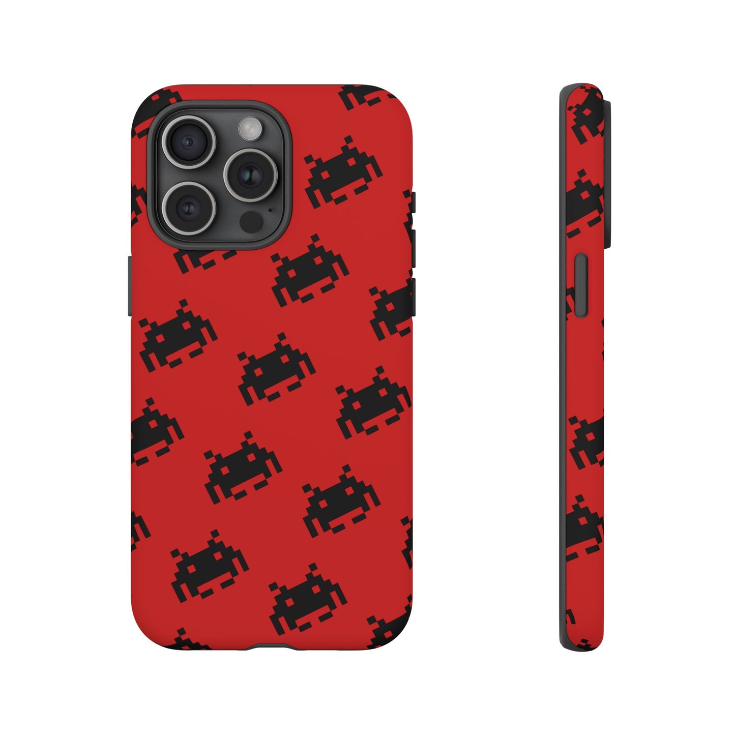 Red Pixel Alien Tough Phone Case