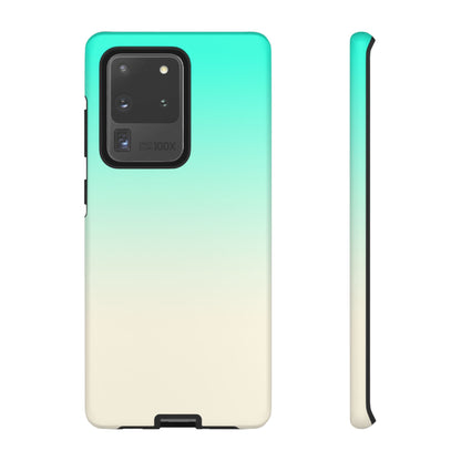 Aqua Cream Gradient Tough Phone Case
