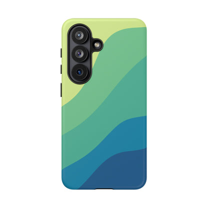 Coastal Green Wave Tough Phone Case