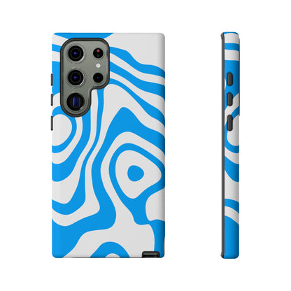 Blue Contour Tough Phone Case