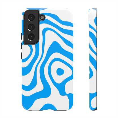 Blue Contour Tough Phone Case
