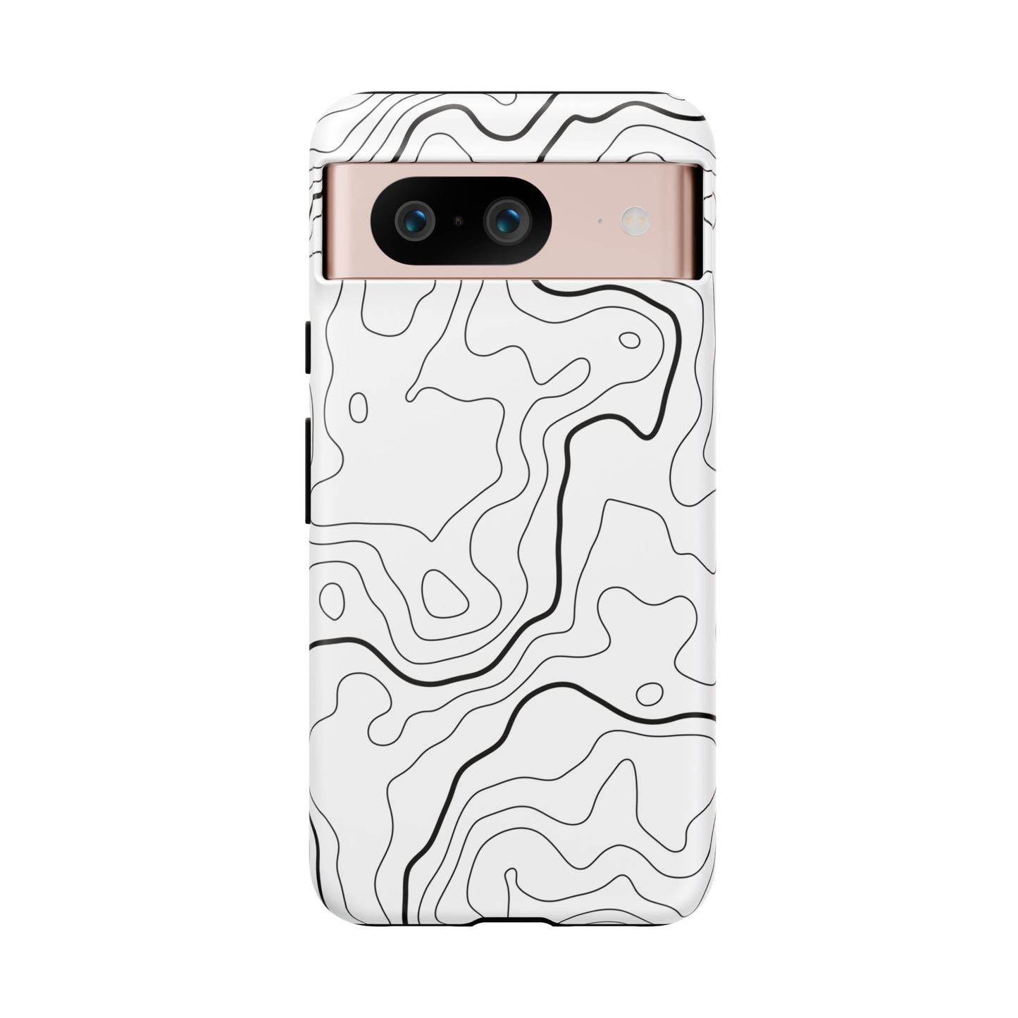 Minimal Topographic Tough Phone Case