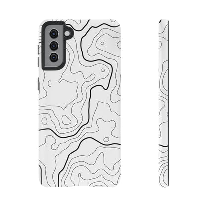 Minimal Topographic Tough Phone Case