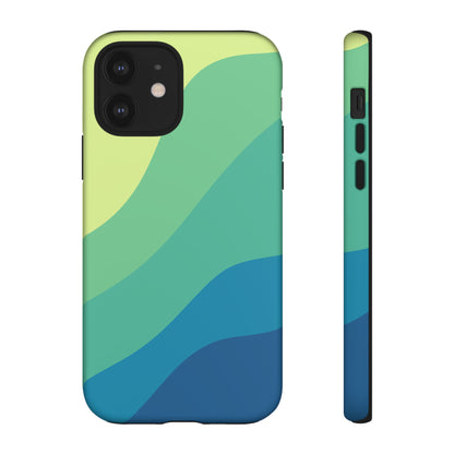 Coastal Green Wave Tough Phone Case