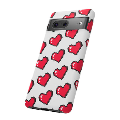 Pixel Heart Tough Phone Case