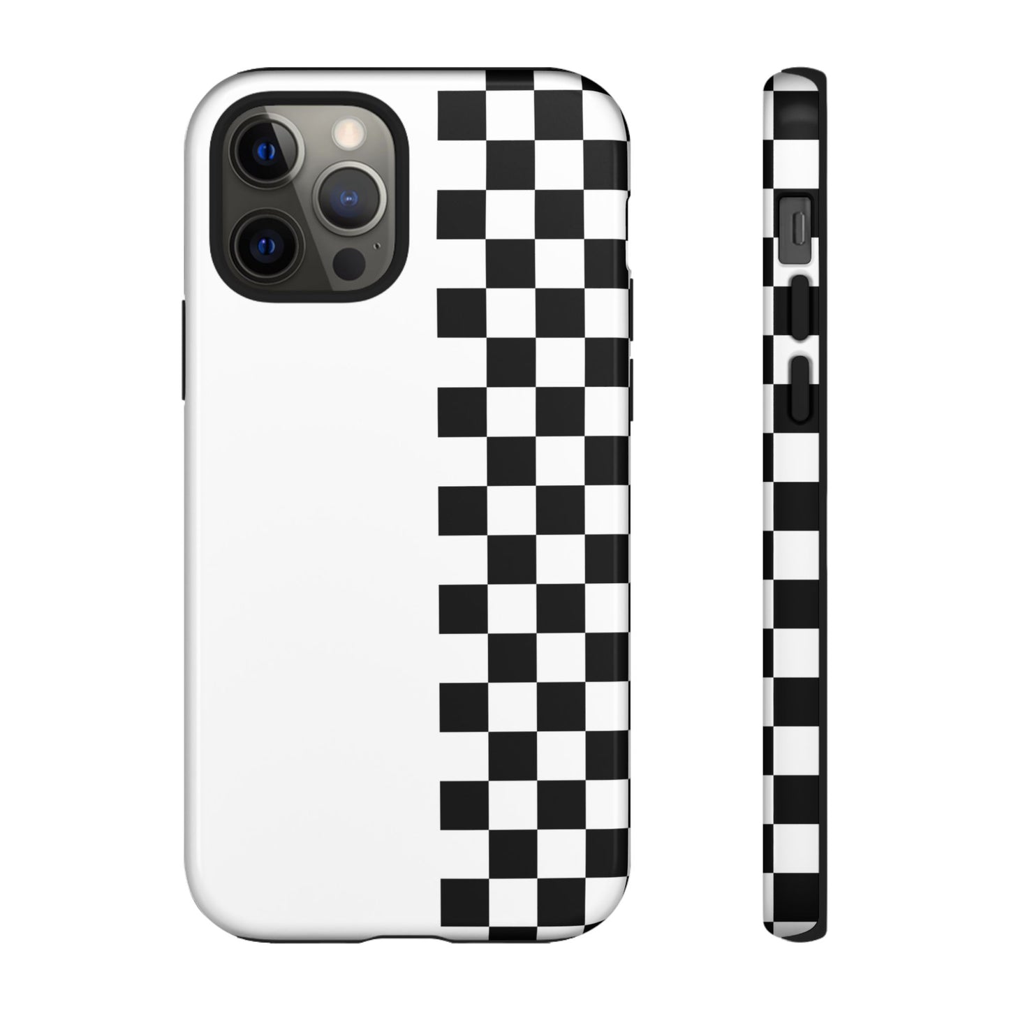 Checker Stripe Tough Phone Case