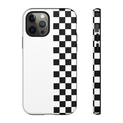 Checker Stripe Tough Phone Case