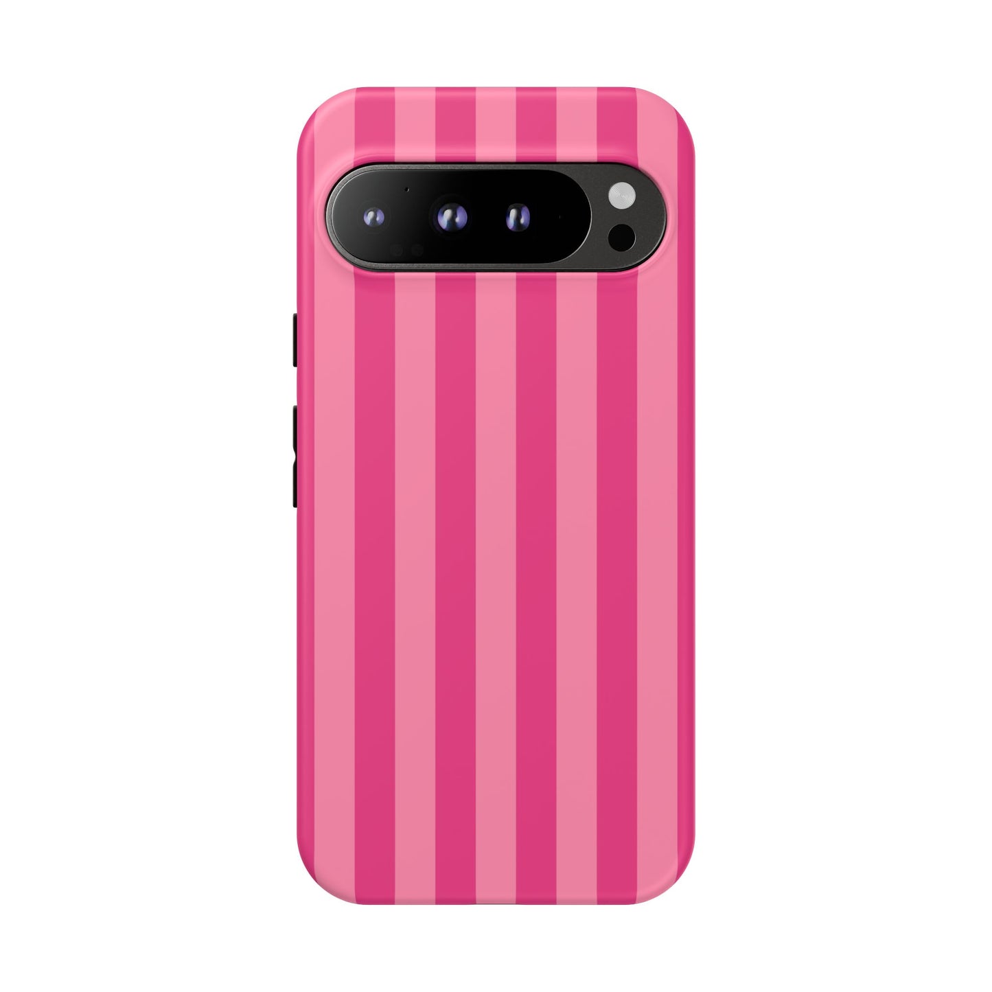 Pink Candy Stripe Tough Phone Case