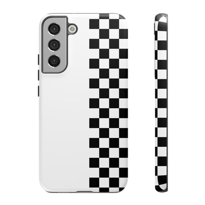 Checker Stripe Tough Phone Case