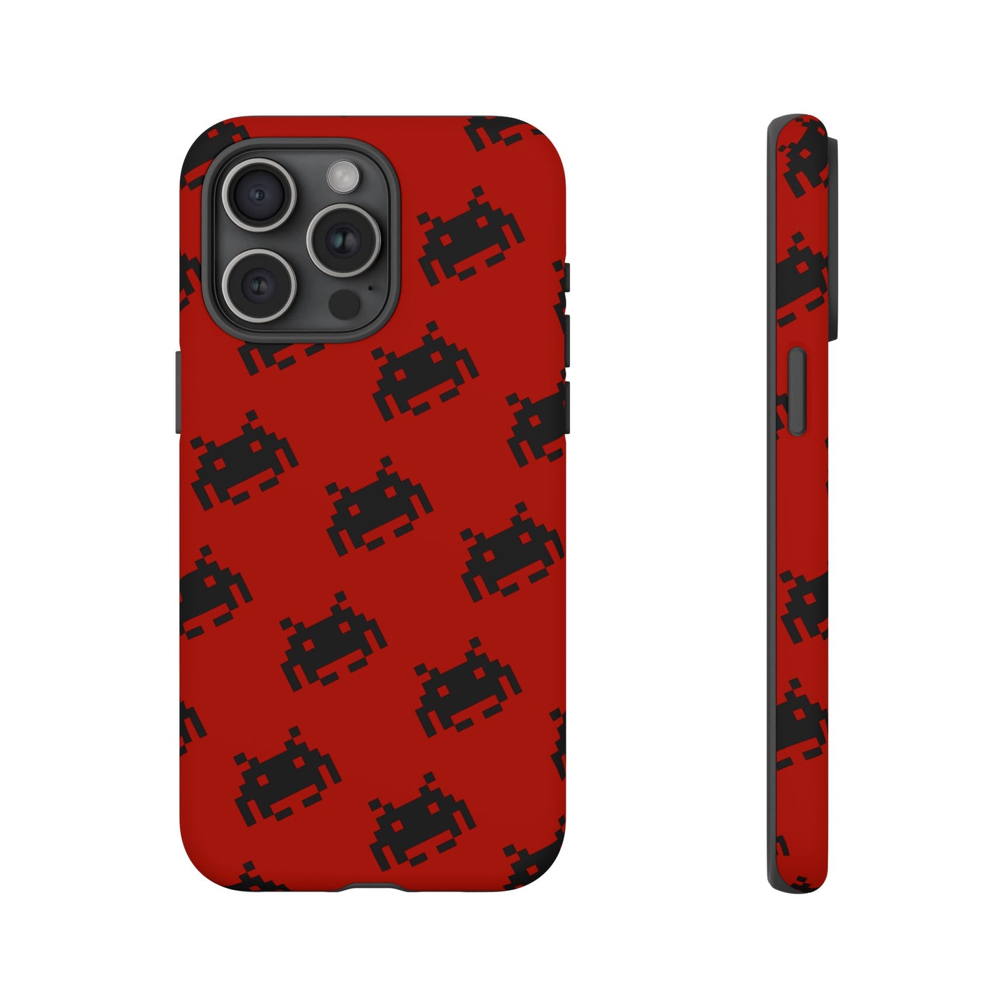Red Pixel Alien Tough Phone Case