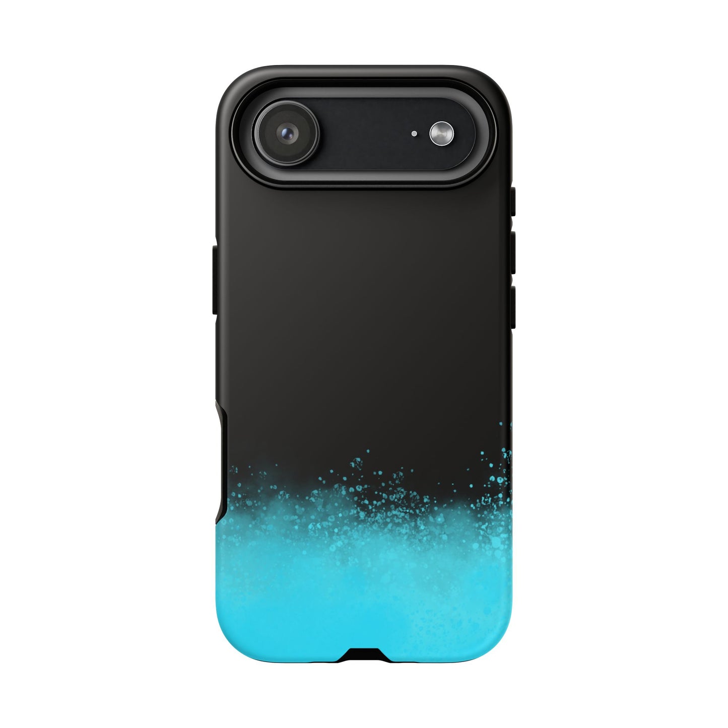 Black Aqua Splash Tough Phone Case