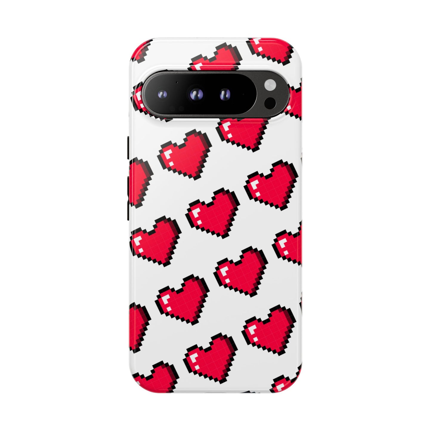 Pixel Heart Tough Phone Case