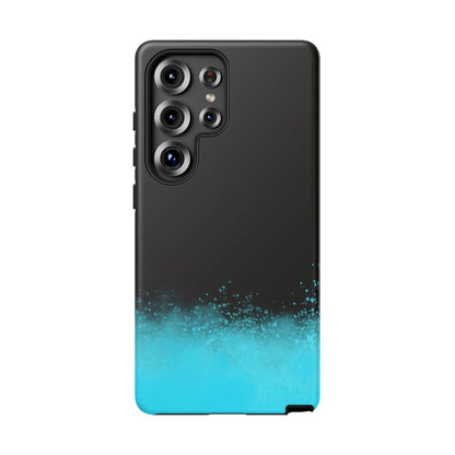 Black Aqua Splash Tough Phone Case
