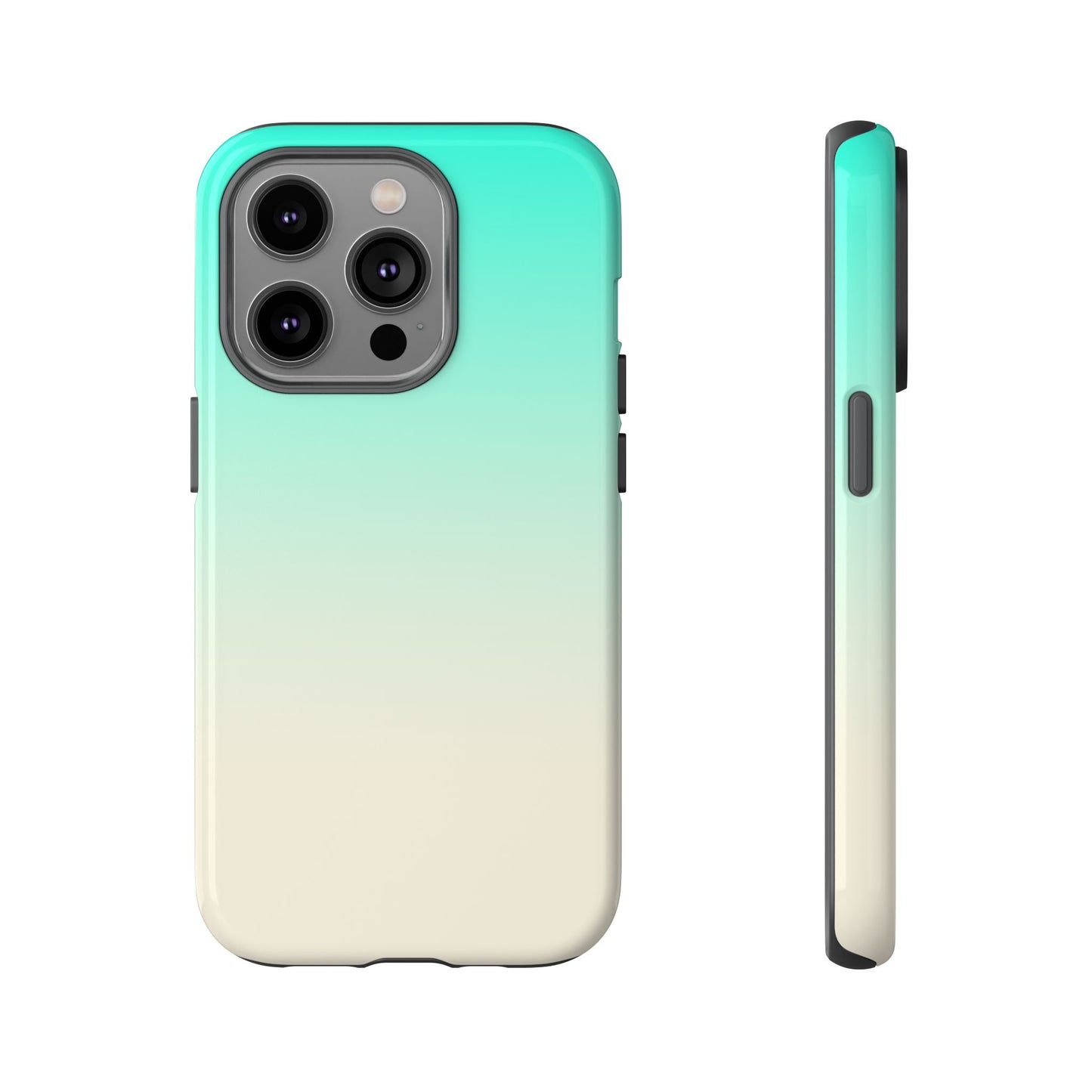Aqua Cream Gradient Tough Phone Case