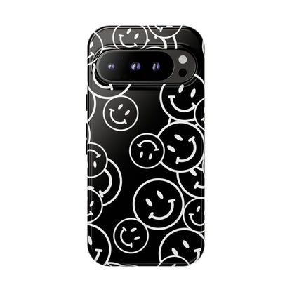 Happy Face Pattern Tough Phone Case