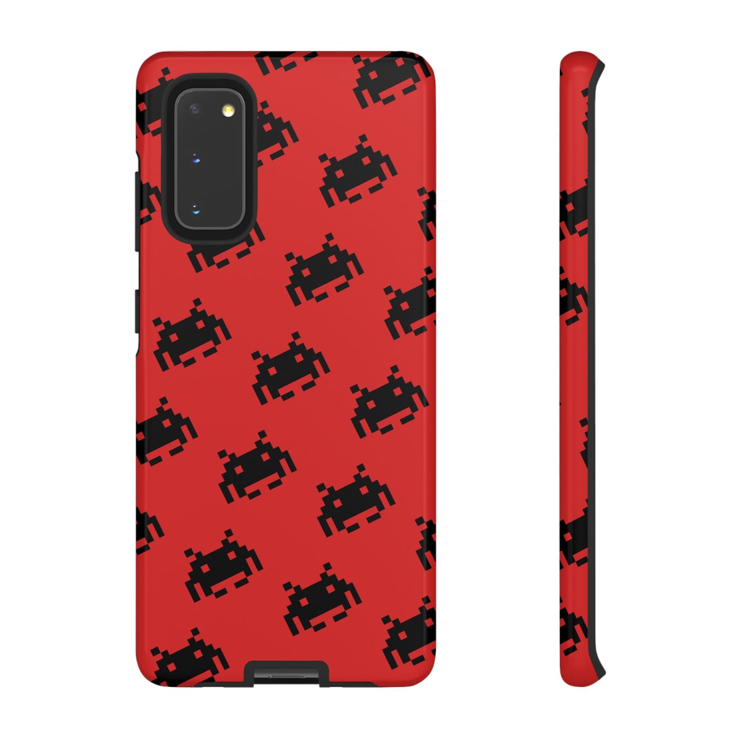 Red Pixel Alien Tough Phone Case