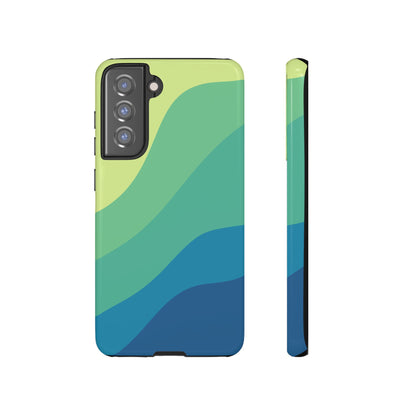 Coastal Green Wave Tough Phone Case