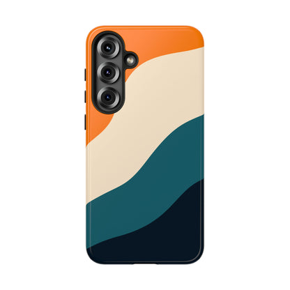 Blue Tide Wave Tough Phone Case