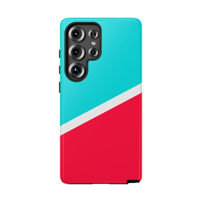 Aqua Pop Colorblock Tough Phone Case
