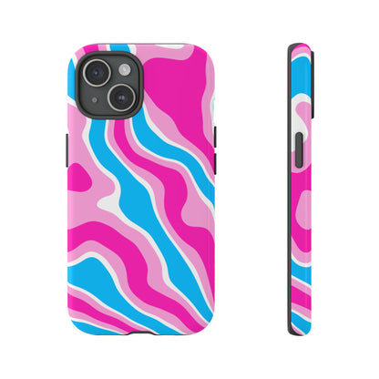 Candy Aqua Wave Tough Phone Case