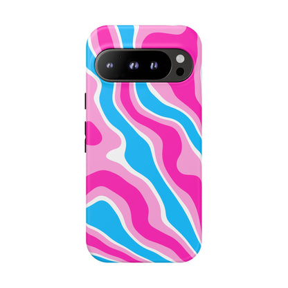 Candy Aqua Wave Tough Phone Case