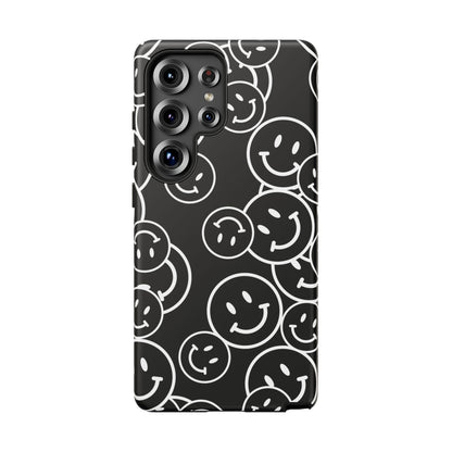 Happy Face Pattern Tough Phone Case