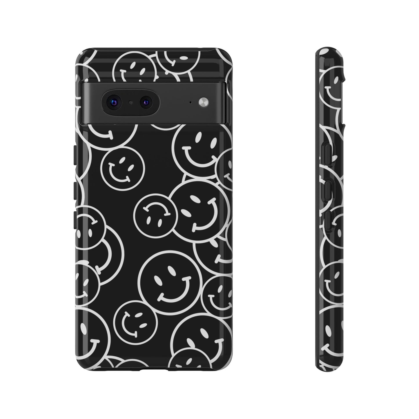 Happy Face Pattern Tough Phone Case