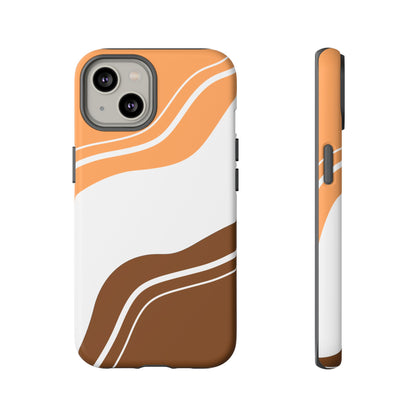 Caramel Cream Wave Tough Phone Case