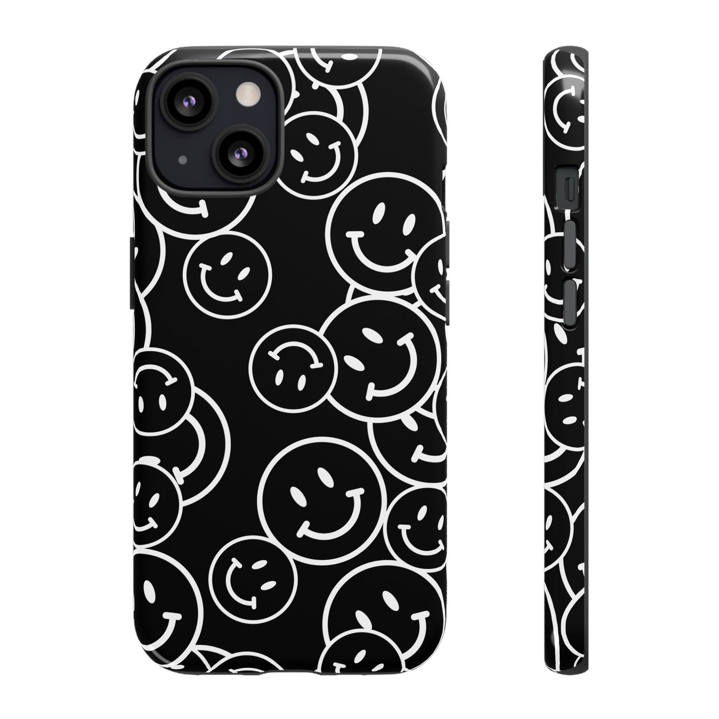 Happy Face Pattern Tough Phone Case