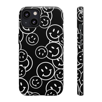 Happy Face Pattern Tough Phone Case